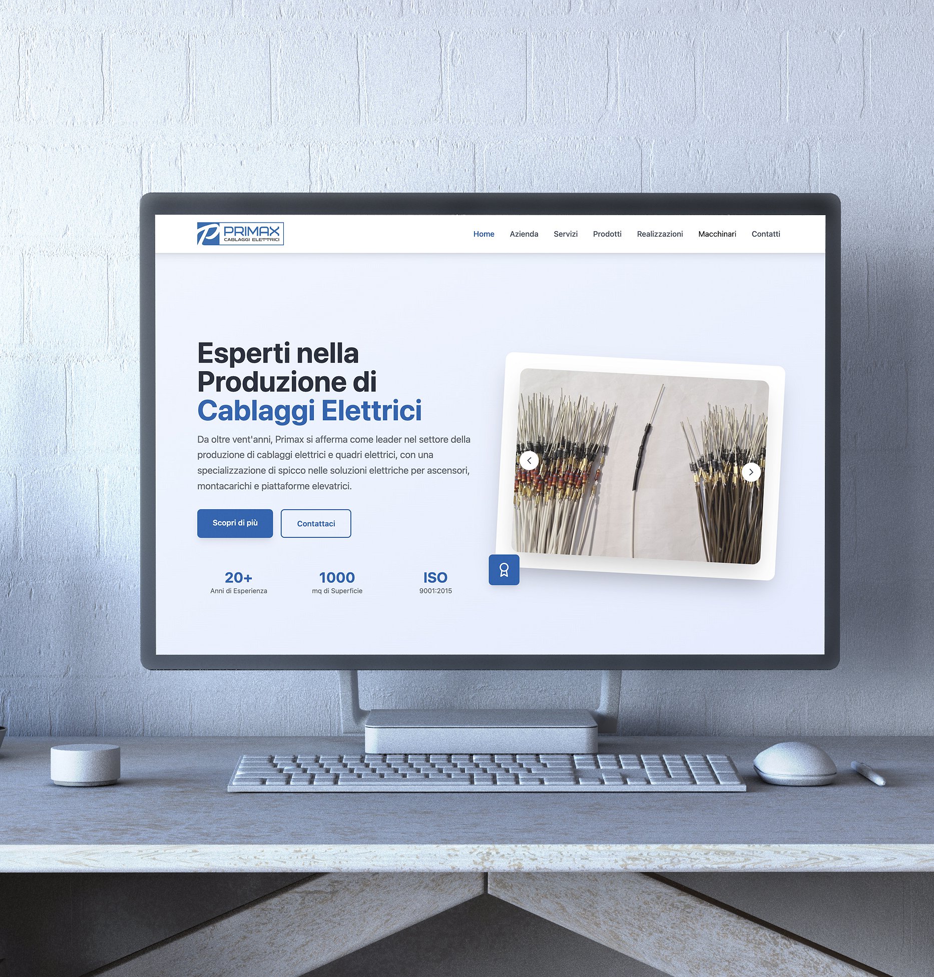 <h2>Sito web</h2><br><h3>Primax</h3><H4>WEBSITE</h4>