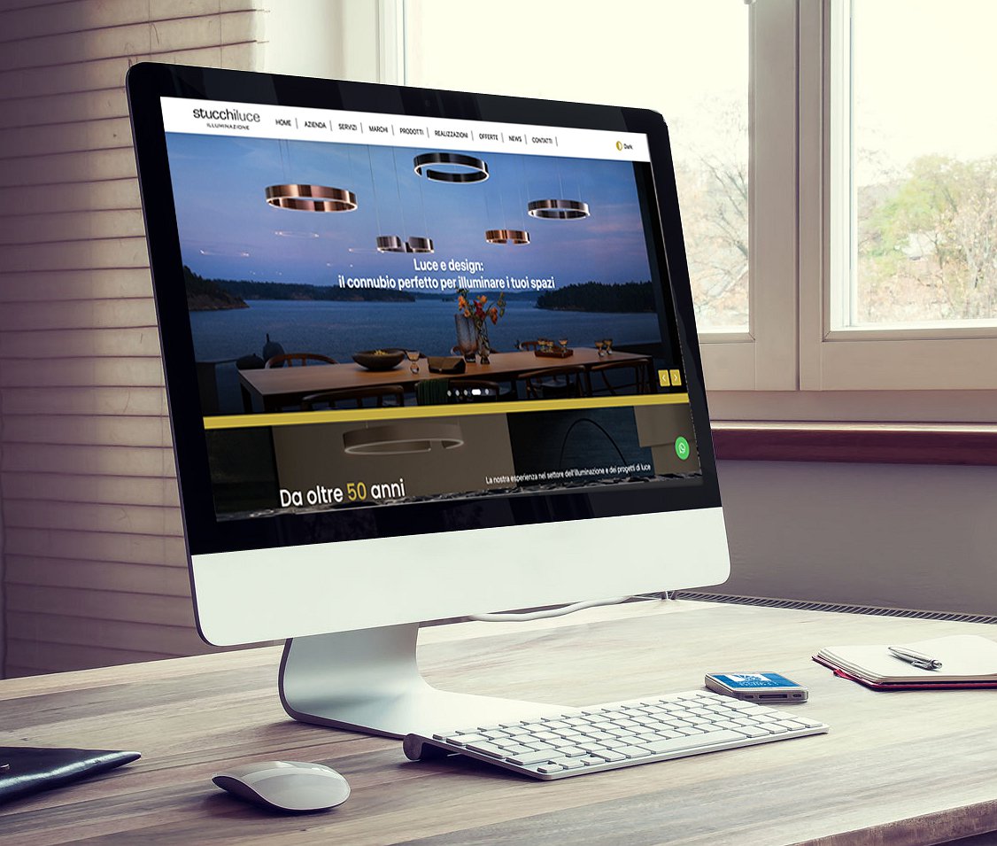 <h2>Sito web</h2><br><h3>Stucchi Luce</h3><H4>WEBSITE</h4>